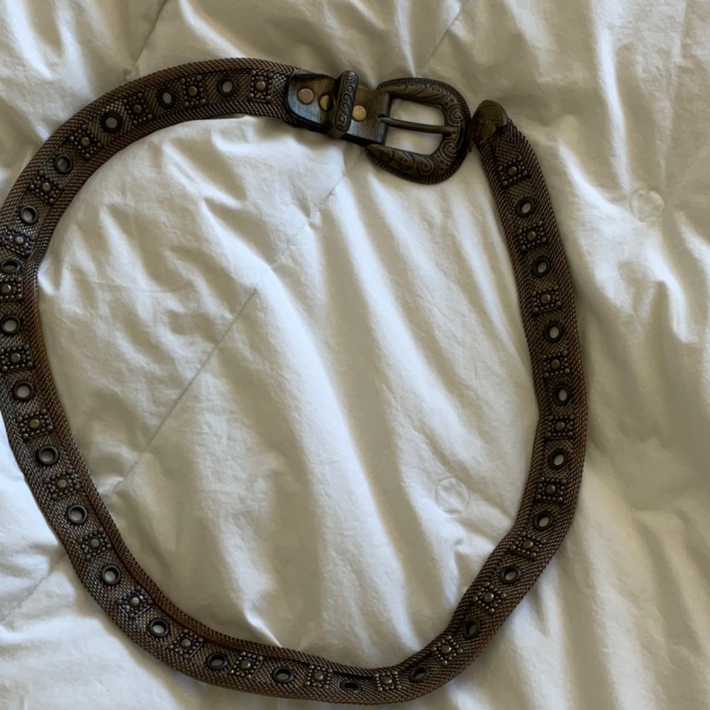 Awesome Vintage Sand Castle Metal Belt